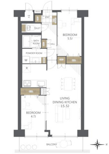 【間取り】メゾンむさし野 