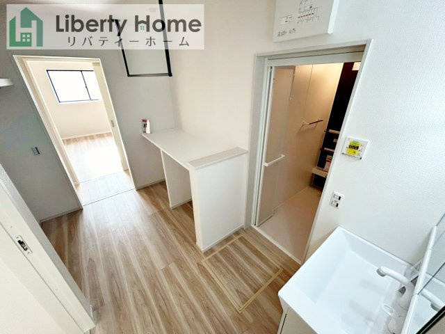 守谷市野木崎１期　新築戸建の脱衣所