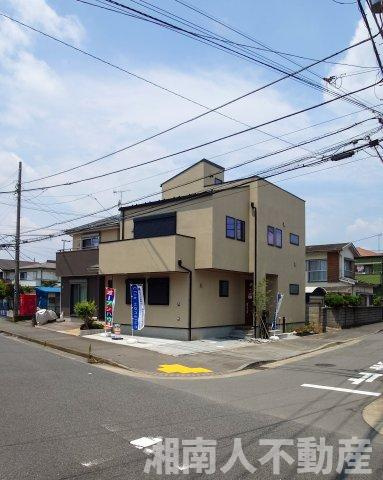 平塚市中堂　新築戸建の前面道路含む現地写真|前面道路含む現地写真です