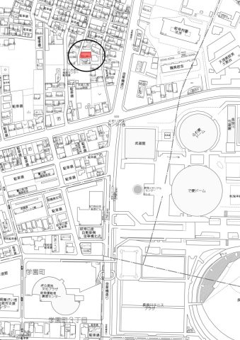 土地　鷺山の地図