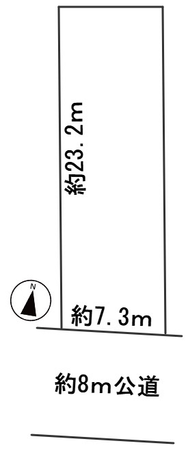 ６５３２９　岐阜市山吹町土地