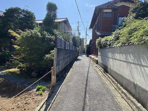 大宮玄琢北町 土地の前面道路含む現地写真