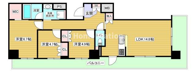 【間取り】 | GRAND VILLASSE 福島