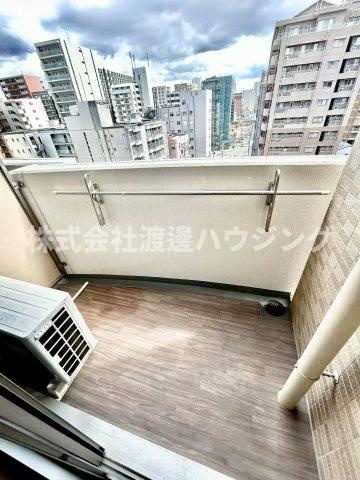 SEST新大阪のバルコニー