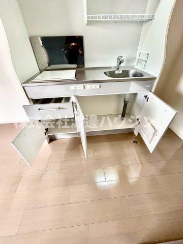 SEST新大阪のキッチン|キッチン下収納