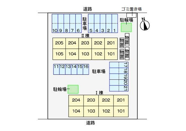 ブラン・リヴィエ－ル　Ⅱの区画図|セブンイレブン あわら市姫店まで190m