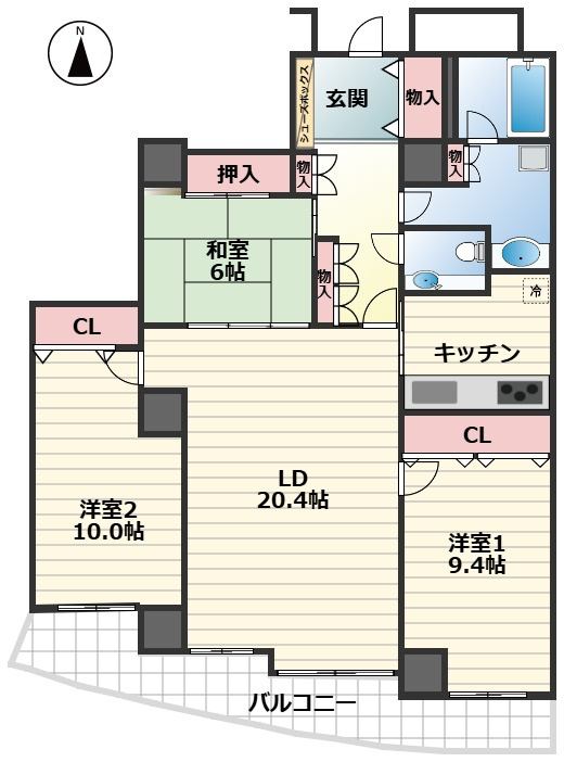 ザ・シーン城北｜名古屋市の戸建ならホームアップの間取り