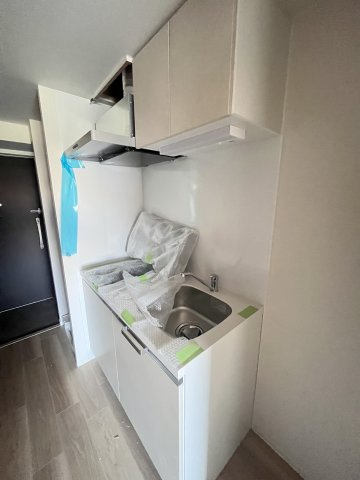 大阪市城東区東中浜９丁目の賃貸マンションのキッチン