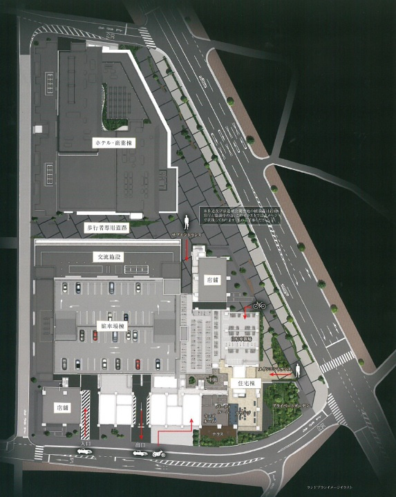 アトラス倉敷ル・サンクの区画図