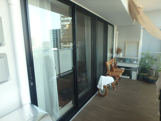 アトラス倉敷ル・サンクのバルコニー