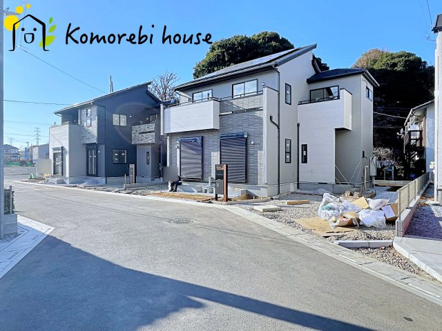 北本市二ツ家2丁目　3期　新築一戸建て　ブルーミングガーデン　02の前面道路含む現地写真|11/13　撮影