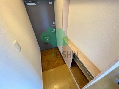 【玄関】 | サンコーポあまの | 下駄箱もしっかりついてます！