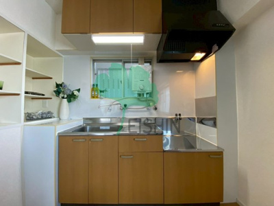 【キッチン】 | サンコーポあまの | シンプルな清潔感のあるキッチンです！