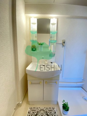 【洗面所】 | サンコーポあまの | シンプルで使いやすい洗面台です！