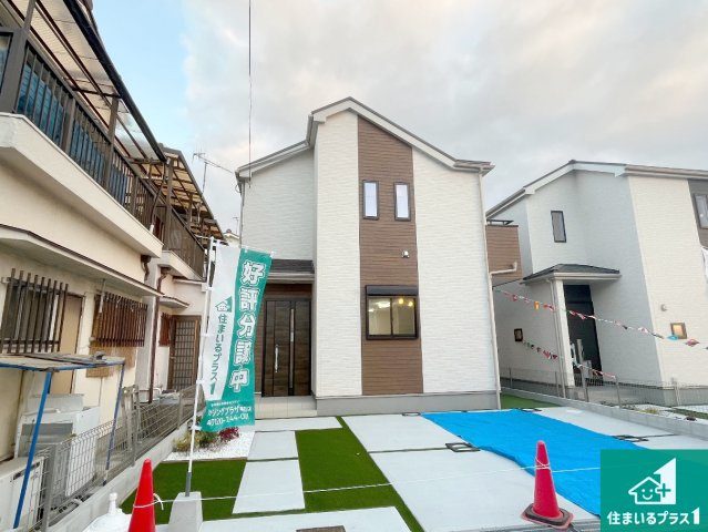 明石市魚住町中尾　新築一戸建ての外観|お客様に長く安心して住んでいだだける事にこだわった家づくり！住んでからのアフターサービスにもしっかりと取り組んでいます！