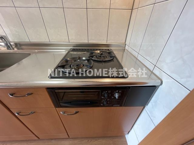 昴ーすばるーのキッチン|２口ガスコンロがついています◎