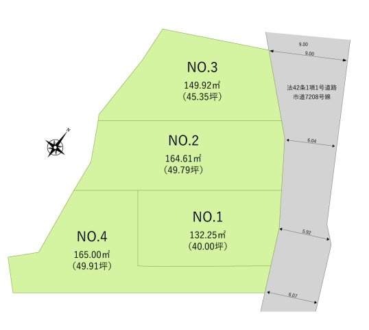川越市南大塚１丁目の売地の土地図|広々全区画40坪以上！
建築条件はありません。お好きなハウスメーカー・工務店で素敵な家を造って下さい。
資料請求やご見学などお気軽にお問い合わせください。

