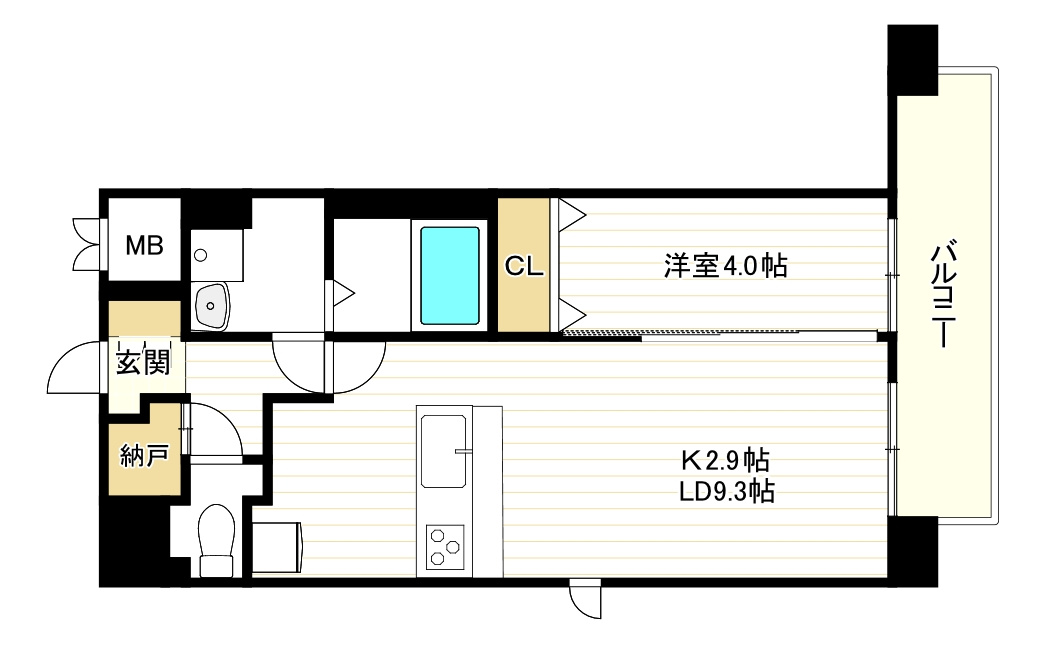 Splendide NAMBAIIIの間取り