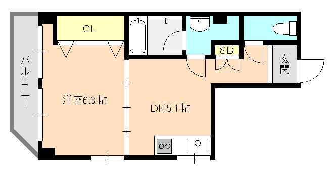 坂上コーポラスの間取り