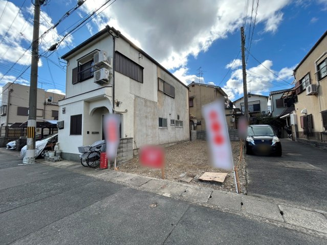 下津林中島町　建築条件付き土地の前面道路含む現地写真|【前道】