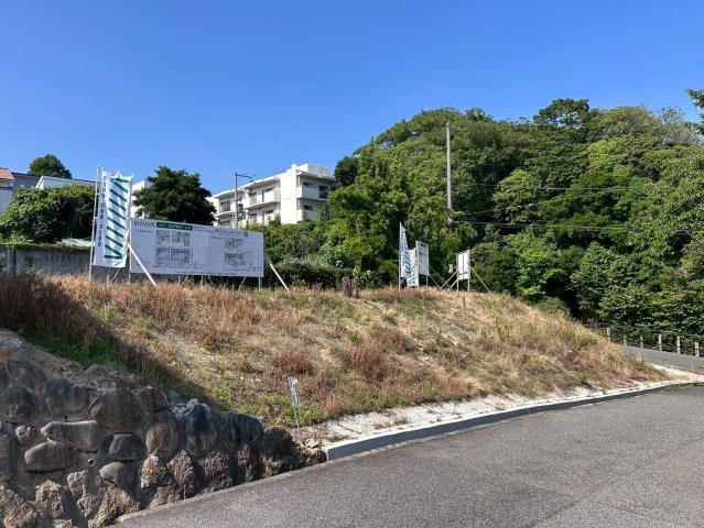 ヴィレッタの杜　毘沙門町Dの前面道路含む現地写真|南向　陽当り住環境良好