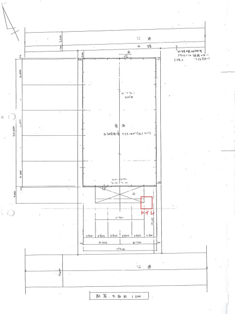 加須市南町の倉庫の間取り