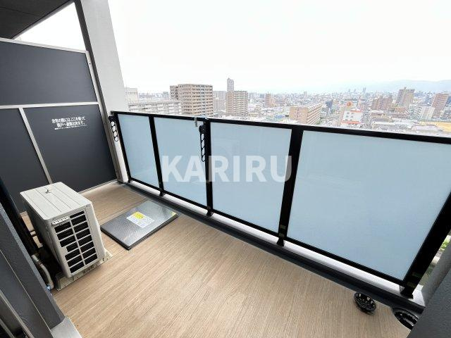 プレサンス深江橋ラヴィゲートのバルコニー