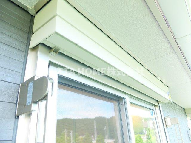 丹波市氷上町横田のアパートのその他共用部分|シャッター・雨戸も完備○