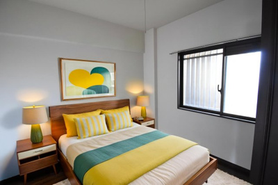 【洋室】 | 朝日プラザ天文館東 | ※家具はAIで作成したイメージです。