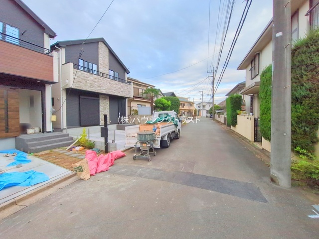 仲介手数料無料　FiT所沢市北所沢町1期・新築全2棟の前面道路含む現地写真
