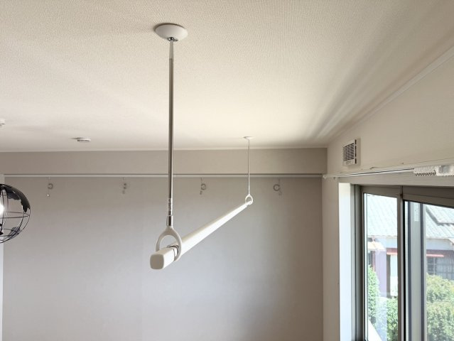 メゾン椿乃 | マイクロバブル浴が楽しめる お風呂付き物件の設備|室内洗濯物干し竿