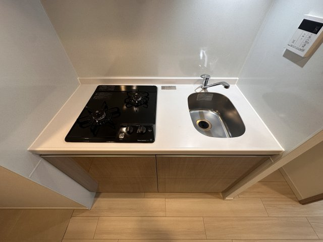 S-RESIDENCE高井田beletaのキッチン|コンパクトなキッチンで掃除もラクラク