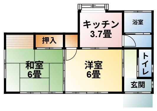 トデ貸家の間取り