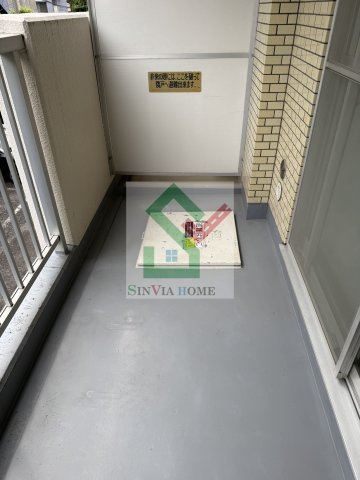 大関山ハイツのバルコニー