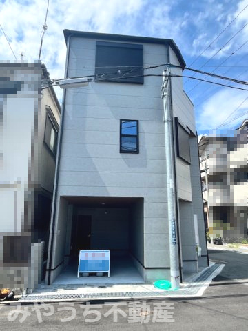 大石北町新築戸建の前面道路含む現地写真