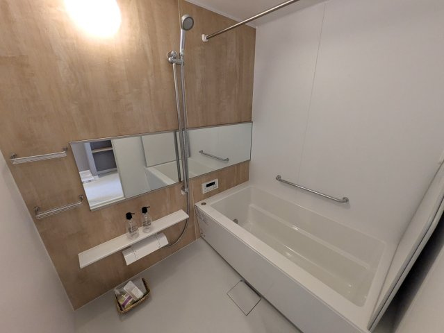 小机って何がある？な、４LDK【ファミールガーデン横浜・小机参番館】の浴室|コンパクトで使いやすいお風呂です