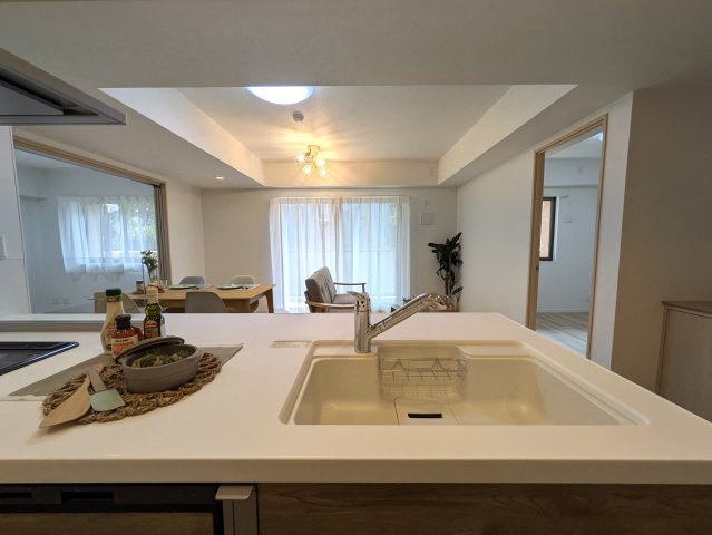 小机って何がある？な、４LDK【ファミールガーデン横浜・小机参番館】のキッチン|きれいなキッチンです