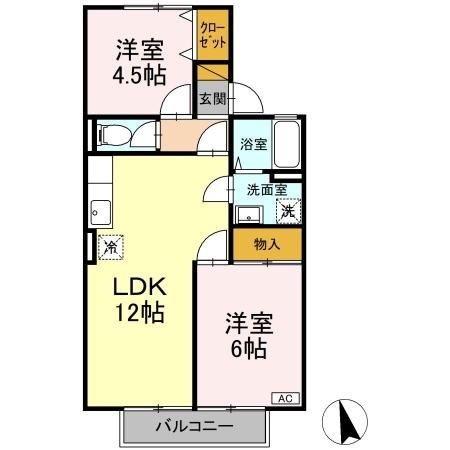 【間取り】 | カルミア・アネックス