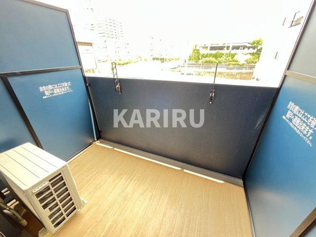 プレサンス深江橋ラヴィゲートのバルコニー