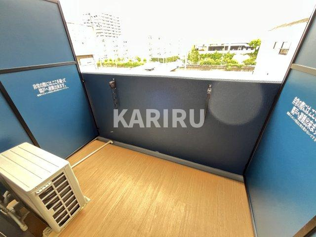 プレサンス深江橋ラヴィゲートのバルコニー