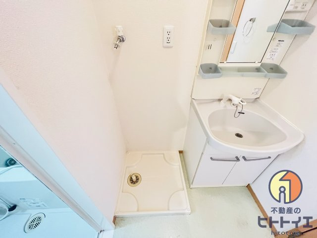 アークヴィラの設備|洗濯機置場です