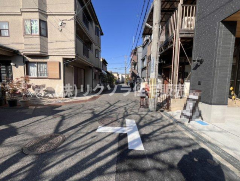 点野3丁目　新築一戸建ての前面道路含む現地写真|■物件内覧・資金計画相談・住宅ローン相談、リフォーム相談、お問合せ受付中■
※当日・翌日のご内覧、ご相談はお電話でのお問合せがスムーズです！