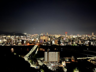 【展望】 | 【ハイブランドリノベ】パークハウス竜王公園フォレストコート | 現地（2025年5月8日20：00頃）撮影