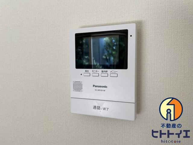 クレインのセキュリティ|モニター付きインターホンです♪