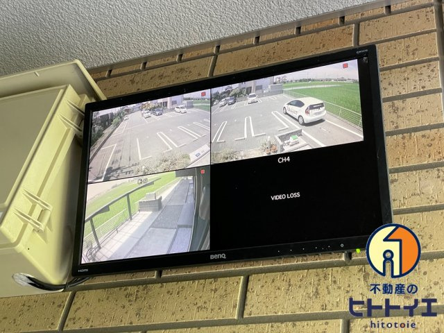 クレインのセキュリティ|防犯カメラが付いています