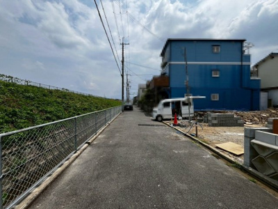 【前面道路含む現地写真】 | 池尻町　売土地 | 自由設計可能ですので　家族の希望が詰まったマイホームを建築出来ますね！