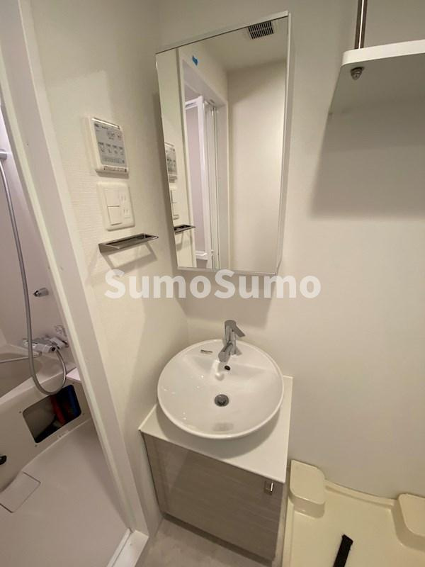 エスプレイス神戸フォルムスクエアの洗面所|広い洗面スペース