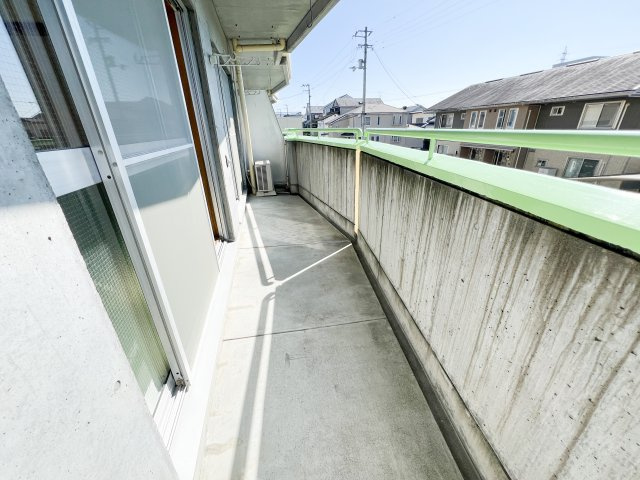 一ツ橋レジデンスのバルコニー