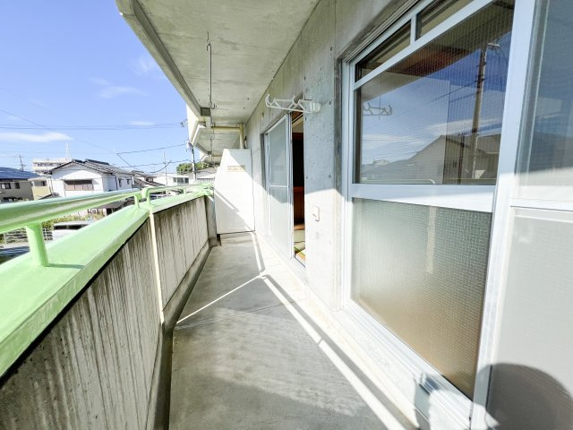 一ツ橋レジデンスのバルコニー