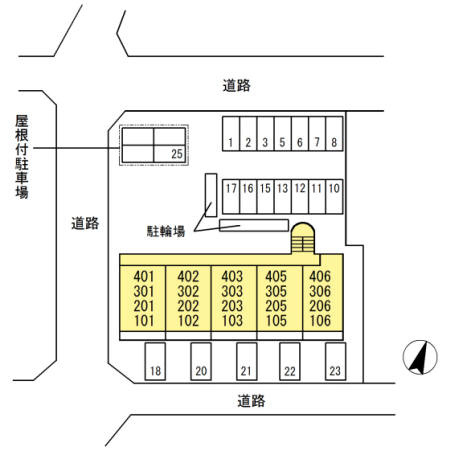 一ツ橋レジデンスの区画図